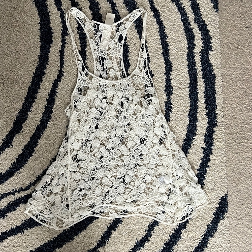 🆕Love Trees, Swim Coverup Top, Size S